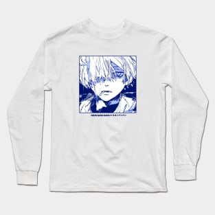 Japanese Sad Boy Anime Manga Aesthetic Long Sleeve T-Shirt